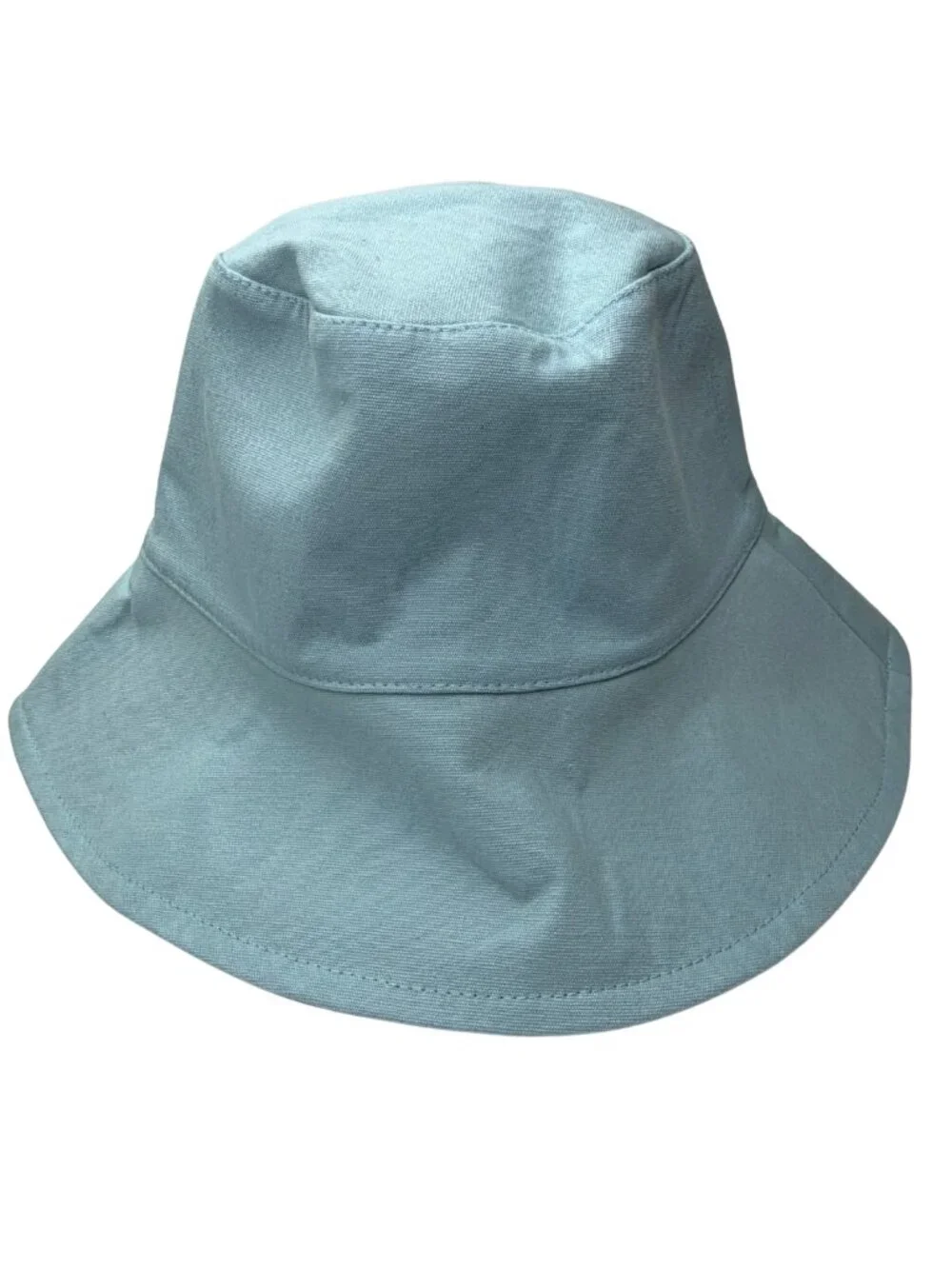 L*Space Poolside Canvas Bucket Hat Sky Blue NWT
